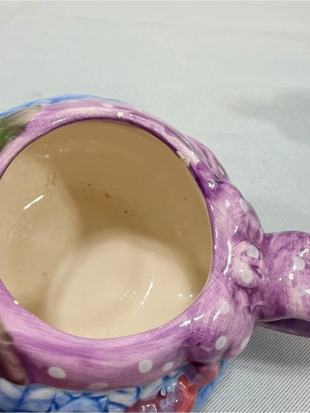 Vintage Ceramic Easter Bunny Teapot Spring Decorative Pink Blue Flomo Unlimited